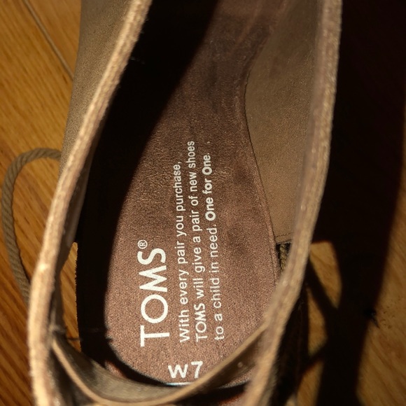 💥BEST PRICE on posh💥 TOM’s Elba booties.NIB blue - Picture 8 of 8